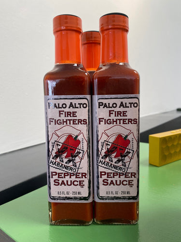 Palo Alto Firefighters Habanero Hot Sauce 8.5 oz.